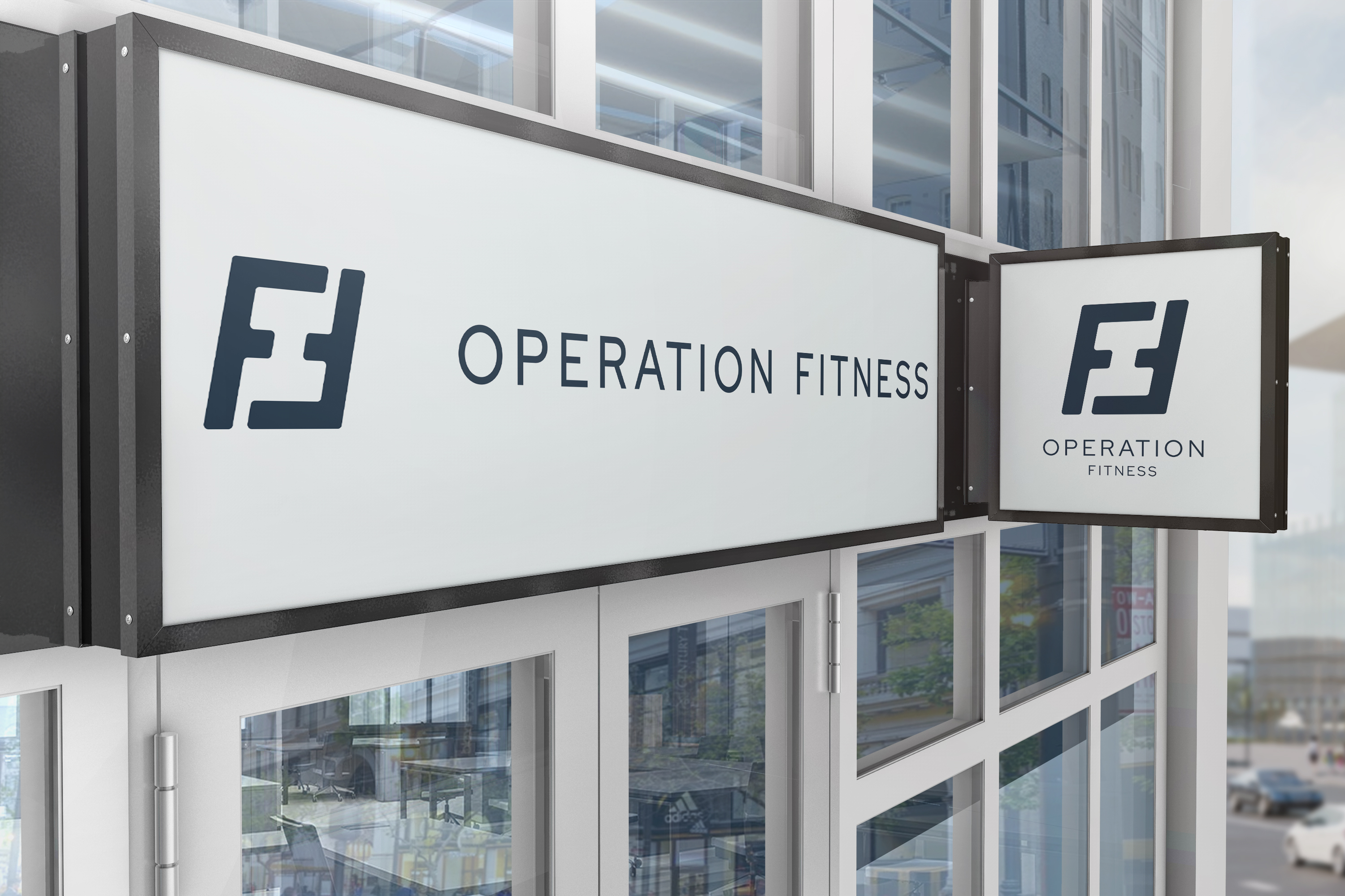 The Operation Fitness sign